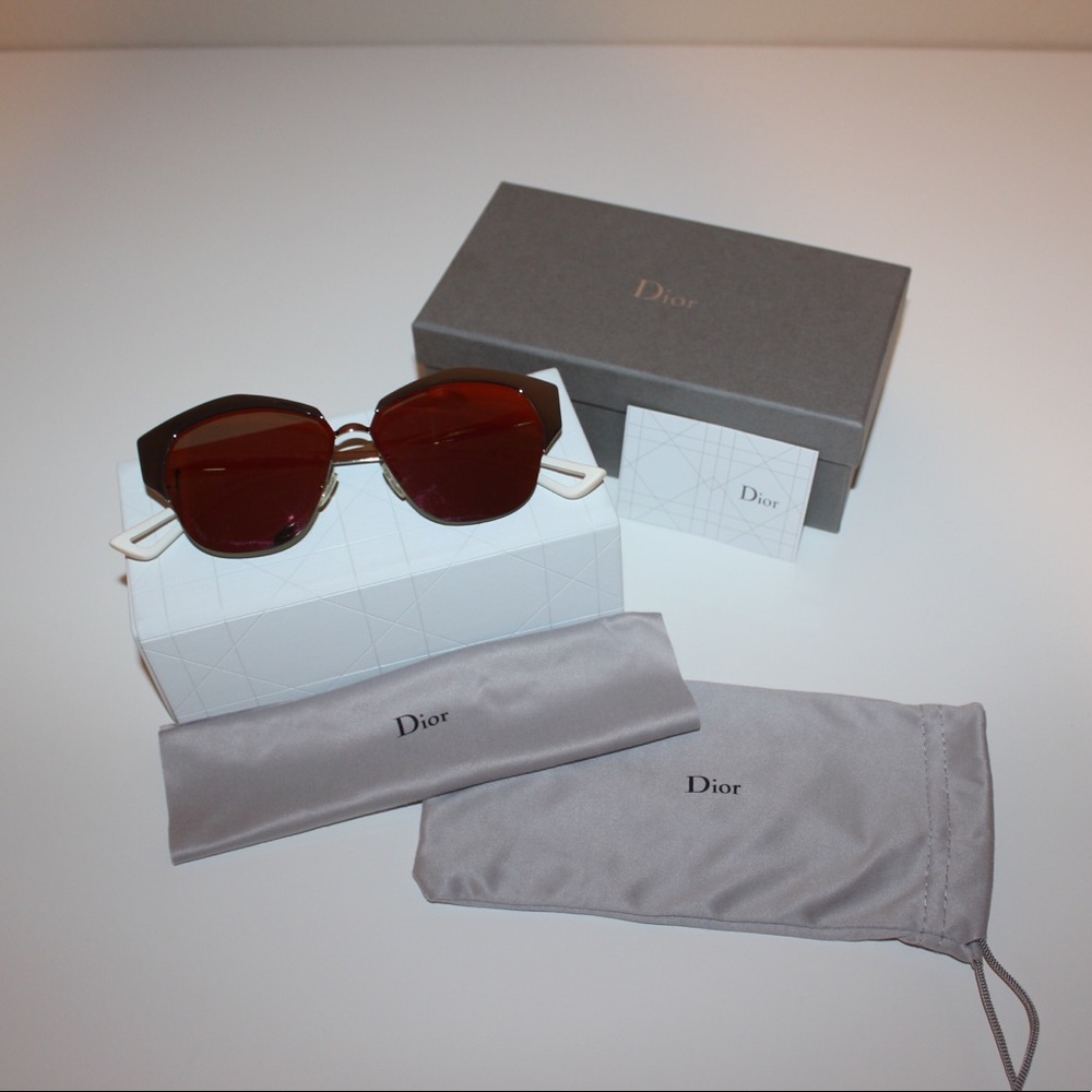 Authentic Dior Palladium Mirrored Sunglasses